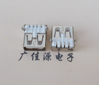 盐城USB AF母座 LCP 耐高温250度280度 环保白胶芯