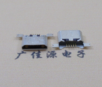 盐城MK USB B Type 沉板0.9母座后两脚SMT口不卷边